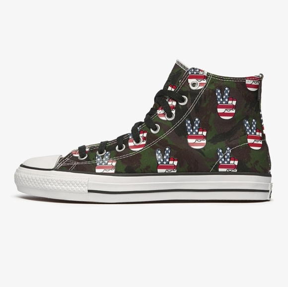 Converse CTAS Camo Peace ✌🏼 All Star High 10 - Picture 2 of 5